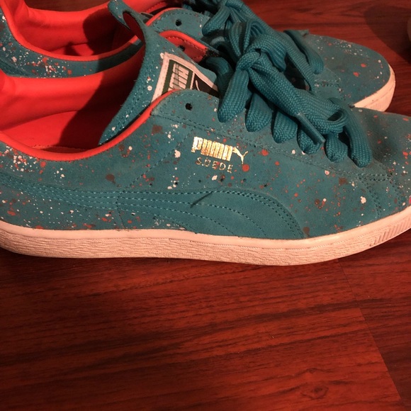 Pumas paint drip suede - Picture 1 of 3